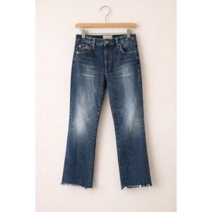AG Adriano‎ Goldschmied Jeans Women's 28 The Jodi Crop High Rise Slim Flare Crop